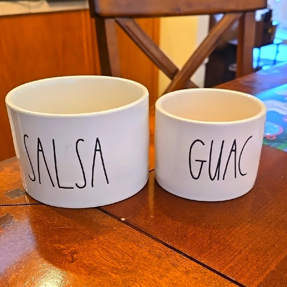 Rae Dunn, Serving Bowls for Salsa and Guac